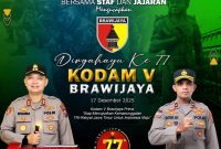 Polres Sumenep Tegaskan Soliditas TNI–Polri di HUT ke-77 Kodam V Brawijaya