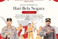 Momentum Hari Bela Negara, Polres Sumenep Serukan Penguatan Persatuan dan Cinta Tanah Air
