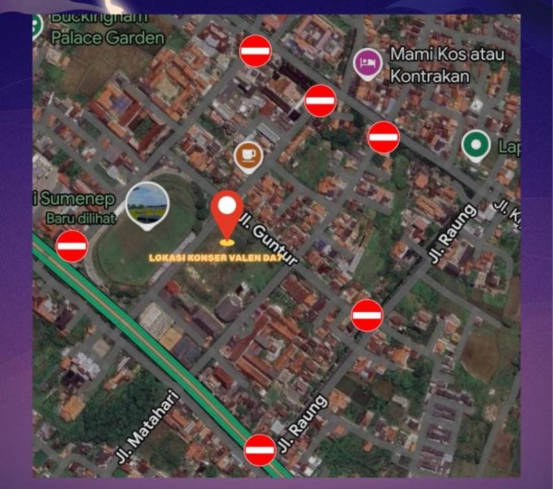 Jamin Keamanan Konser Valen DA 7, Polres Sumenep Lakukan Rekayasa Lalu Lintas