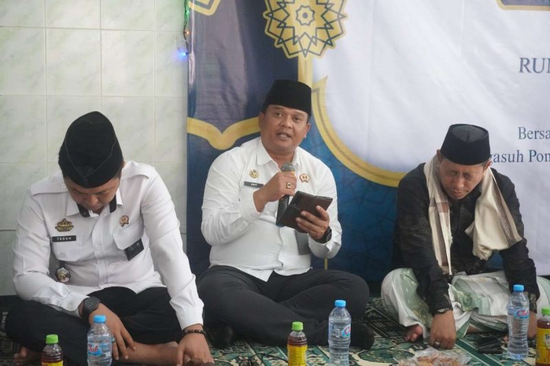 Kepala Rutan Sumenep, Aditya Wahyu Rahmadani, menyampaikan Sambutan di Acara peringatan Isra Mi’raj 1447 H, Rabu (21/01/2026)