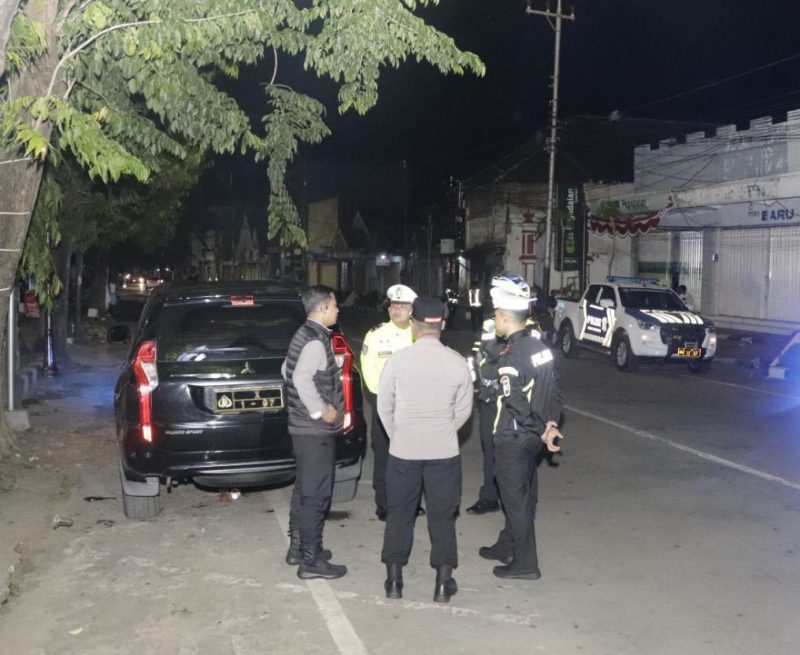 Jaga Kamtibmas, Kapolres Sumenep Pimpin Patroli KRYD di Titik Rawan Balap Liar