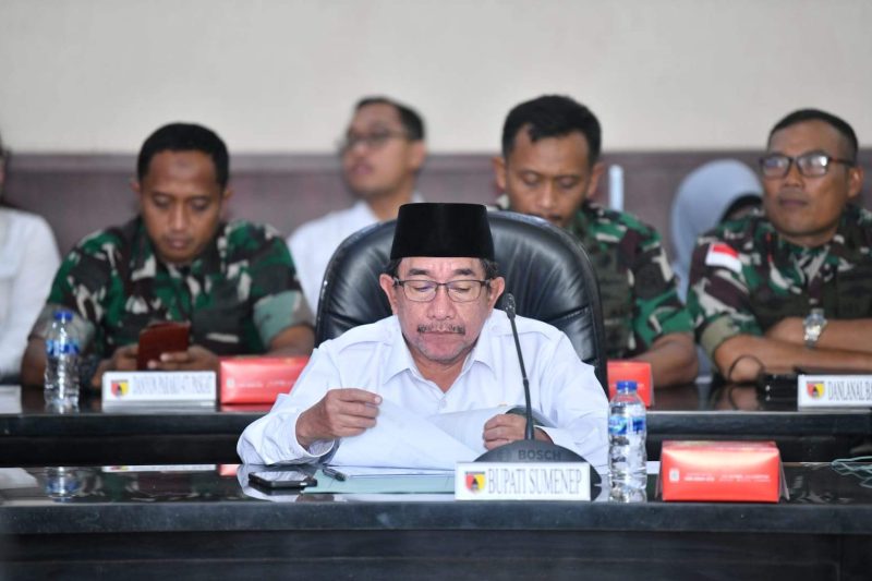 Wakil Bupati Sumenep, KH Imam Hasyim, S.H., M.H., menghadiri rapat koordinasi di Kodam V/Brawijaya, Surabaya, yang digelar pada Rabu (28/01/2028)