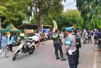 Polres Sumenep Kawal Ketat Aslah Fit Run 2026, Ribuan Peserta Berlari Aman dan Tertib