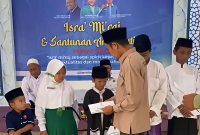 BEM KM dan ORMAWA STAIM Bersama BAZNAS Hidupkan Spirit Isra Mi’raj Lewat Santunan Anak Yatim