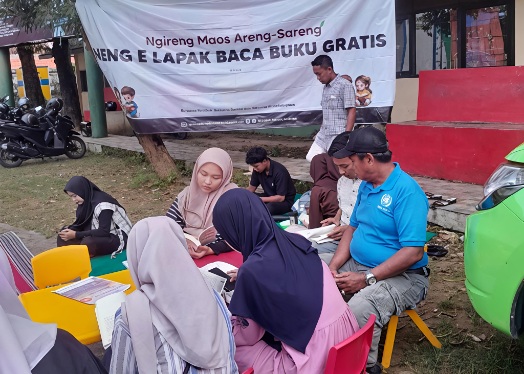 Perpusling Dispusip Sumenep Turun ke Ruang Publik, Literasi Warnai PMC Festival Vol. 2