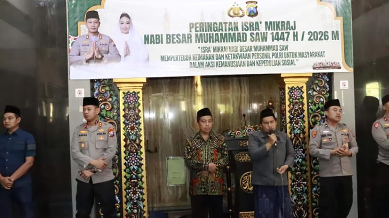 Polres Sumenep Gelar Peringatan Isra Mikraj 1447 H, Kapolres Tekankan Refleksi Moral Personel
