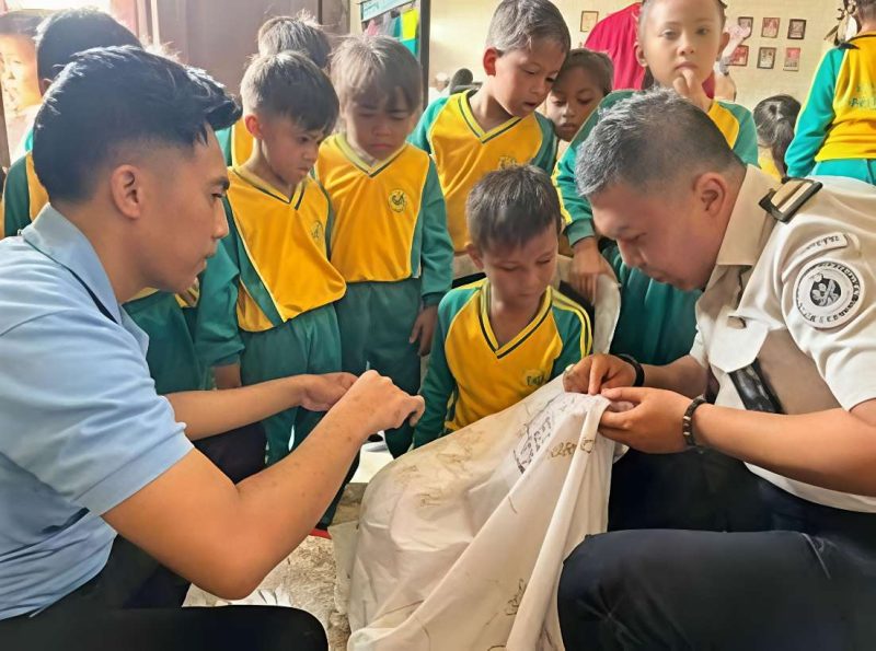 Belajar Membatik di Balik Jeruji, Anak TK Kunjungi Rutan Sumenep