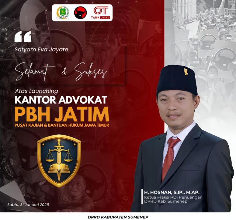 Launching Kantor Advokat PBH Jatim, Komitmen Perluas Akses Keadilan Bagi Rakyat Jawa Timur