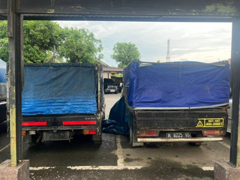 Mobil Jenis Pic Up Barang Bukti Yang Berhasil Diamankan Satreskrim Polres Sumenep