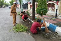 Jaga Wajah Kota, DLH Sumenep Intensifkan Pembersihan di Koridor Strategis