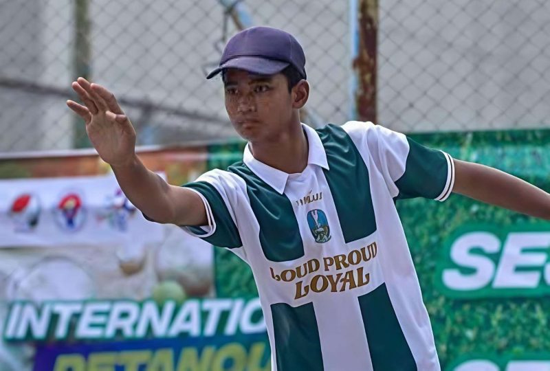Atlet Petanque Asal  Bagas Syarief Hidayat Berlaga Di Tingkat Internasional 