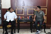 Bupati Sumenep Dr. H.. Achmad Fauzi Wongsojudo SH MH dan Ketua JSMI Sumenep Supanji 