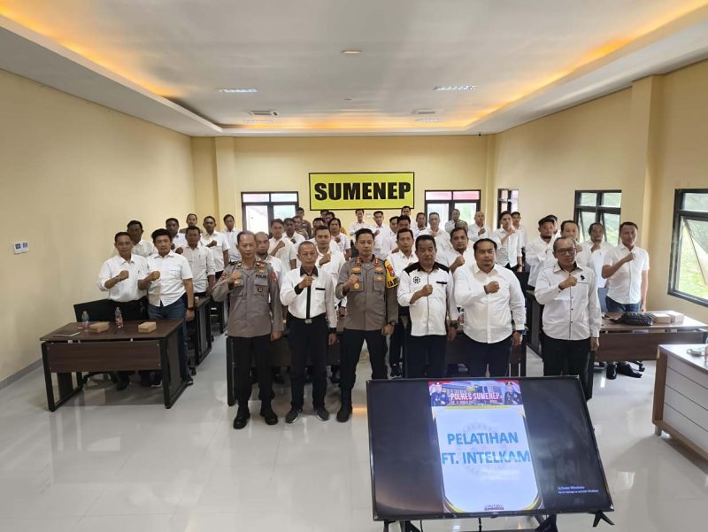 Kapolres Sumenep Buka Pelatihan Fungsi Teknis Intelkam