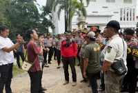 Pengamanan Terukur, Aksi JASTRA di Kantor Satpol PP Sumenep Berjalan Damai