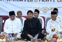 Bupati Sumenep Achmad Fauzi Wongsojudo di Acara Haul Sultan Abdulrahman di Asta Tinggi Sumenep, Jum'at (13/02/2026)