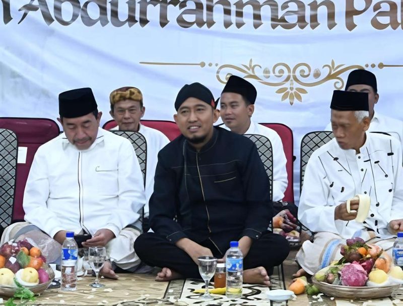 Bupati Sumenep Achmad Fauzi Wongsojudo di Acara Haul Sultan Abdulrahman di Asta Tinggi Sumenep, Jum'at (13/02/2026)
