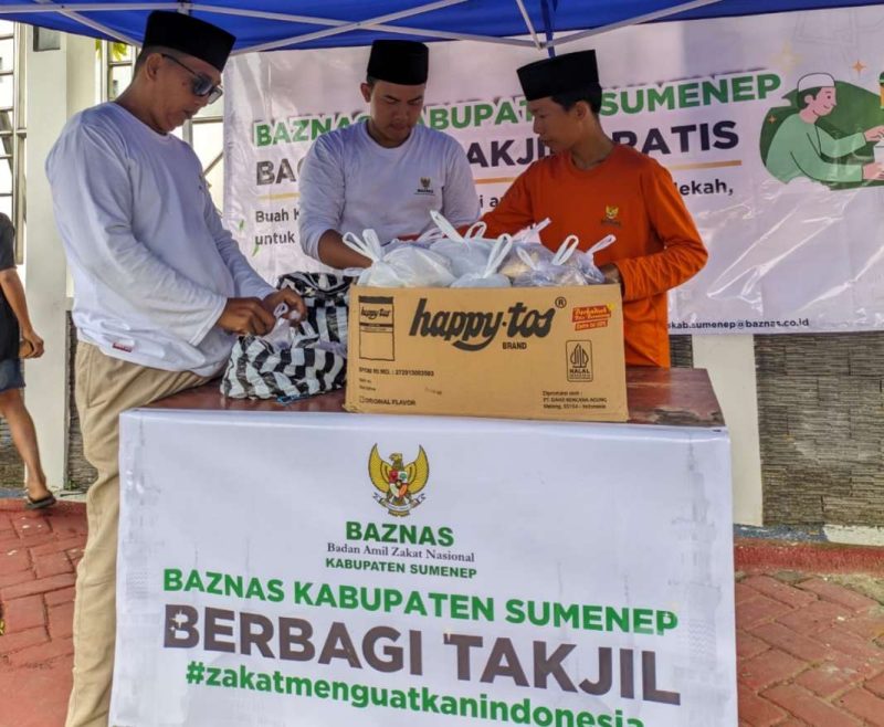 BAZNAS Sumenep Berbagi Takjil, Awali Rangkaian Program Ramadhan 1447 H