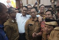 Foto Chainur Rasyid bersama Menteri Pertanian Arman
