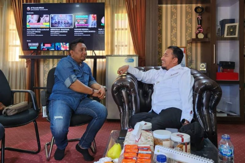 Bupati Achmad Fauzi Wongsojudo Bersama Ketua PD IWO Sumenep Imam Mustangin 