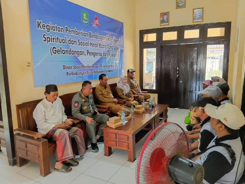 Dinsos P3A Sumenep Beri Bimbingan Gepeng Hasil Razia Ramadan, Tekankan Perubahan dan Kemandirian