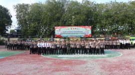 Apel Siaga Digelar, Polres Sumenep Pastikan Malam Takbiran Aman dan Tertib