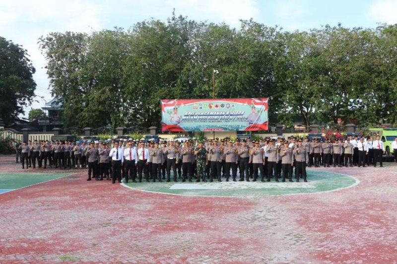Apel Siaga Digelar, Polres Sumenep Pastikan Malam Takbiran Aman dan Tertib