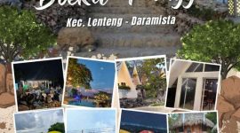Pamflet Pekan Raya dan Konser Ceria di Boket Tinggi Lenteng, Besok Sabtu (22/3/2026) malam