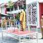 Wabup Sumenep KH Imam Hasyim, S.H.,M.H., Saat Pimpinan Apel Upacara Gabungan Perdana Pasca Lebaran Idul Fitri 1447 Hijriah di Halaman Kantor Pemkab Sumenep, Senin (30/03/2026)