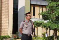 Kapolres Sumenep AKBP Anang Hardiyanto, S.I.K., Saat Pimpinan Apel Jam Pimpinan, Senin (30/03/2026)