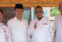 Bupati Sumenep Achmad Fauzi Wongsojudo di Kecamatan Guluk-Guluk bersama Ketua Persatuan Kepala Desa Indonesia (PKDI), camat setempat,
