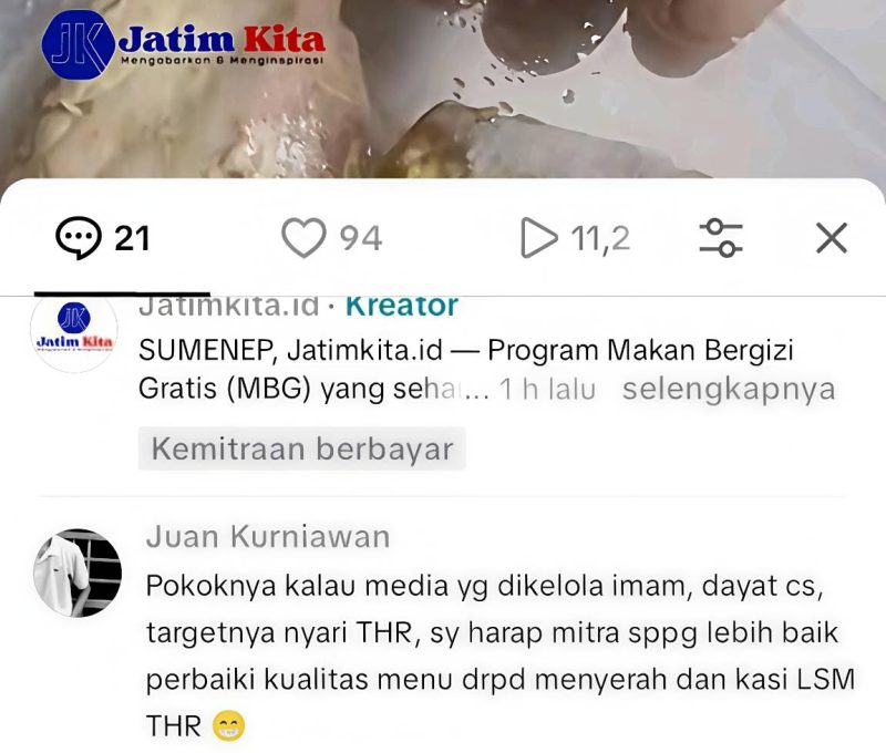 Hasil Tangkapan Layar Dugaan Pelecehan Profesi Jurnalis 