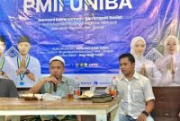 Direktur Naghfir’s Institute, Dr. Naghfir, SH., MH., MKn di Acara bertajuk “Kongkow PMII UNIBA