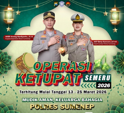 Polres Sumenep Gelar Operasi Ketupat Semeru 2026, Pastikan Mudik Aman dan Nyaman bagi Masyarakat