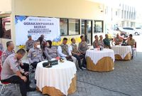 Polres Sumenep Ikut Gerakan Pangan Murah Polri via Zoom, Sembako Dijual Lebih Murah Jelang Ramadan