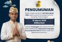 Pengumuman Penting! Kunjungan di Rutan Sumenep Ditiadakan 19 Maret, Catat Jadwal Penggantinya