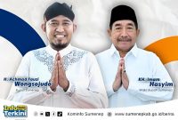 Pamflet Bupati dan Wakil Bupati Sumenep 