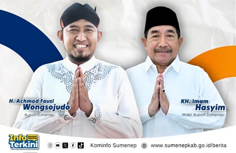 Pamflet Bupati dan Wakil Bupati Sumenep 