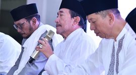 Wabup Sumenep KH Imam Hasyim, S.H.,M.H., di Acara Malam Gema Takbir 1447 di Pendopo Agung Keraton Sumenep, Jum'at (20/03/2026)
