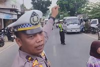 Kanit Tujarwali Satlantas Polres Sumenep IPDA Dypta SH 