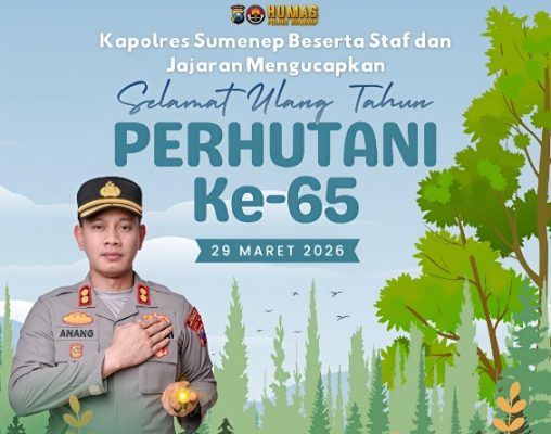 Momentum HUT Perhutani ke-65, Kapolres Sumenep Tekankan Keamanan dan Kelestarian Hutan