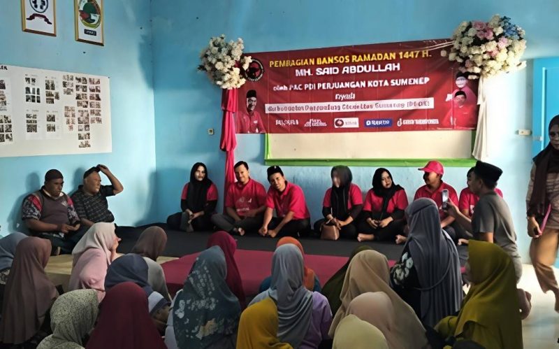 Kepedulian di Bulan Ramadan, MH Said Abdullah Berbagi Harapan untuk Komunitas Disabilitas Sumenep Lewat PAC PDI-P Kota