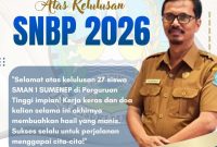 27 Siswa SMAN 1 Sumenep Lolos SNBP 2026, Kepala Sekolah: Buah Kerja Keras dan Doa yang Tak Pernah Putus