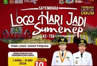 Pemerintah Kabupaten Sumenep melalui Dinas Kebudayaan, Kepemudaan, Olahraga dan Pariwisata (Disbudporapar) resmi membuka sayembara desain logo Hari Jadi Sumenep (HJS) ke-758 tahun 2026.