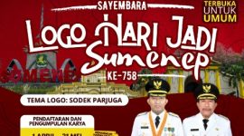 Pemerintah Kabupaten Sumenep melalui Dinas Kebudayaan, Kepemudaan, Olahraga dan Pariwisata (Disbudporapar) resmi membuka sayembara desain logo Hari Jadi Sumenep (HJS) ke-758 tahun 2026.