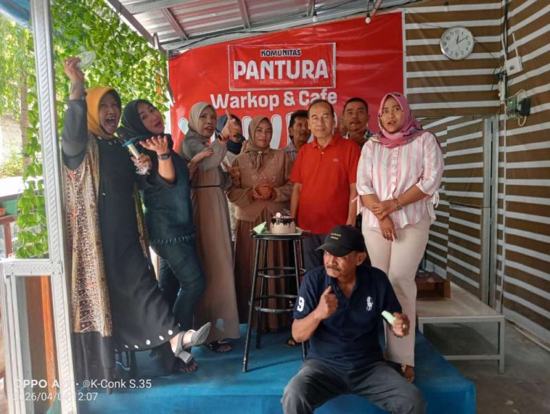 Komunitas Pantura Sumenep Gelar Halal Bihalal dan Rayakan HUT ke-59 Ketua di Cafe Yuwina, Sabtu (04/04/2026)