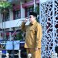 Ketua DPC PKB Kabupaten Sumenep KH. Imam Hasyim di Acara Muscab DPC PKB di Aula Hotel C1 Sumenep, Minggu (05/04/2026)