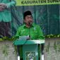 Ketua DPC PKB Kabupaten Sumenep KH. Imam Hasyim, SH MH di Acara Muscab DPC PKB di Aula Hotel C1 Sumenep, Minggu (05/04/2026)