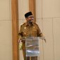 Bupati Sumenep Dr. H. Achmad Fauzi Wongsojudo, S.H.,M.H., di Acara Halal Bihalal PKDI di Hotel Myze, Selasa (07/04/2026)
