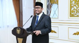 Bupati Sumenep Dr H Achmad Fauzi Wongsojudo SH MH Saat Melantik Pejabat Eselon II dilingkungan Pemkab Sumenep, Rabu (08/04/2026)