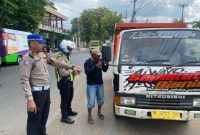 Operasi Gabungan di Sumenep, Truk Galian Tanpa Terpal Ditindak Tegas Secara Humanis